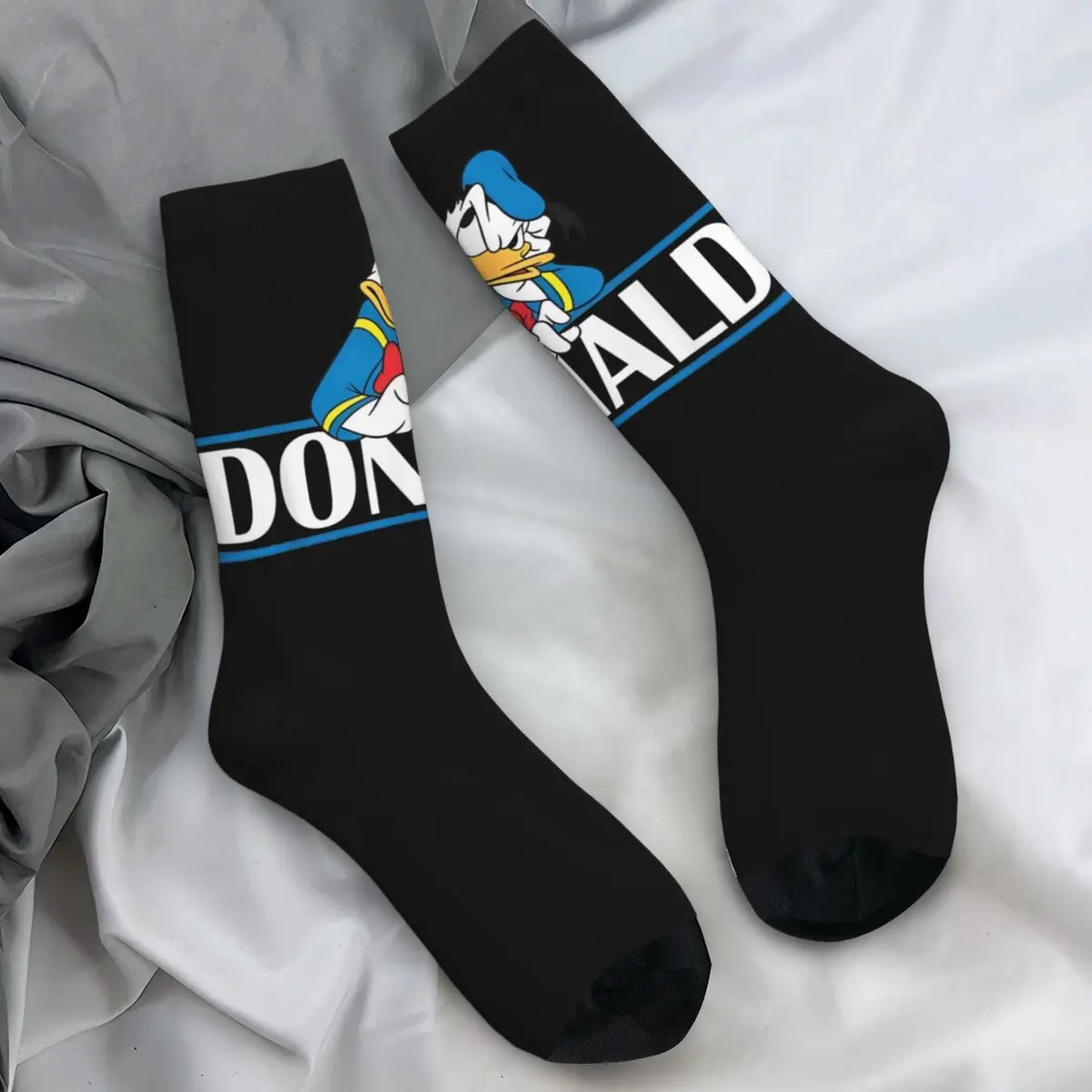 Donald Duck Socks cartoon Casual Stockings Winter Anti Skid Couple Socks High Quality Printed Running Sports Socks