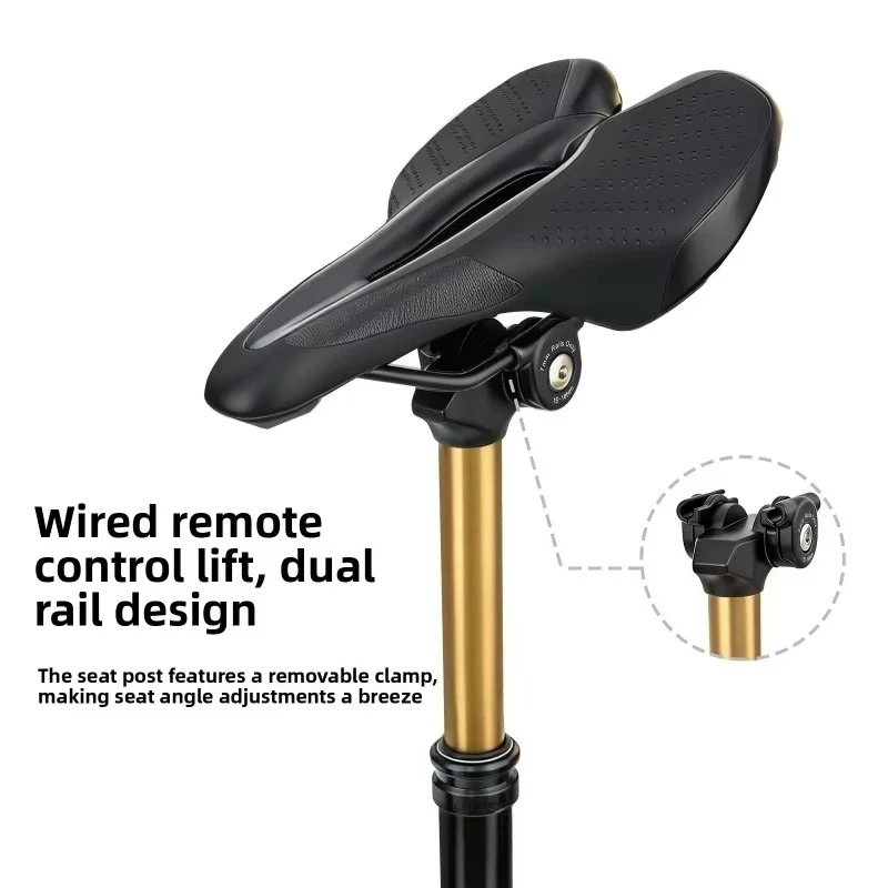 2026 Internal Routing Remote Dropper Seatpost 27.2/30.9/31.6mm CNC Alloy XC