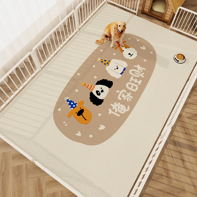 

VIKAMA Summer Simple Pet Floor Mats Cats And Dogs Universal Waterproof Anti-Urine Wear-Resistant Dog Food Mats Cat Food Mats