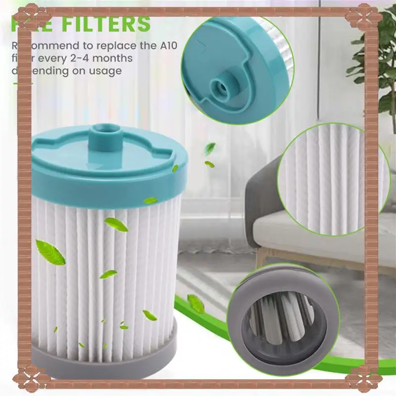 

Комплект сменных фильтров для 24-часовой доставки для беспроводных вакуумных фильтров предварительной очистки Tineco A10 Hero/Master, A11 Hero/Master и фильтра Hepa