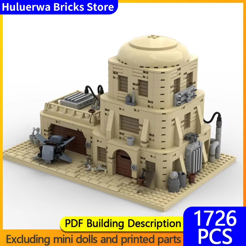 Star Movies Model MOC Building Bricks The Second House in the Desert Modular Technology Gifts Holiday Assemble Children Toy Suit