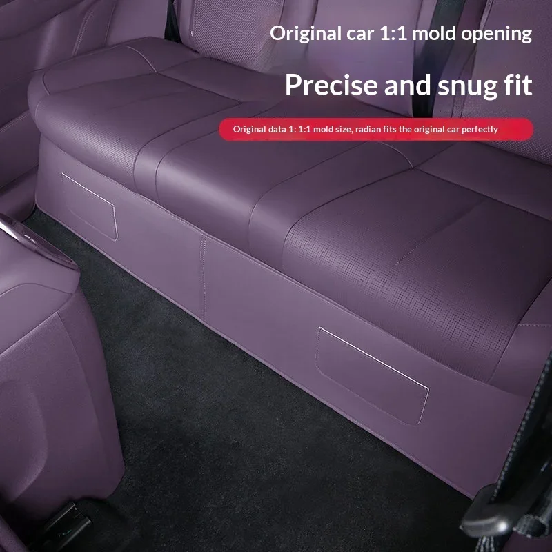 Imagen 4: Almohadilla de protección antipatadas de terciopelo para el asiento trasero del coche Leapmotor B10, decoración interior, modificación