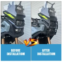 Para CFMOTO 450 450MT Protector de rejillas de faros de motocicleta CF450MT MT450 2024 2025 cubierta de protección de luz delantera de faro