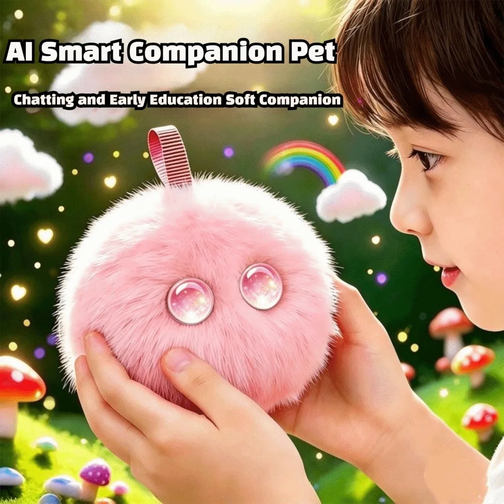 66 Languages Interactive AI Companion Pendant Emotional Support Cute Design Desk Buddy Desk Buddy Soft Interactive