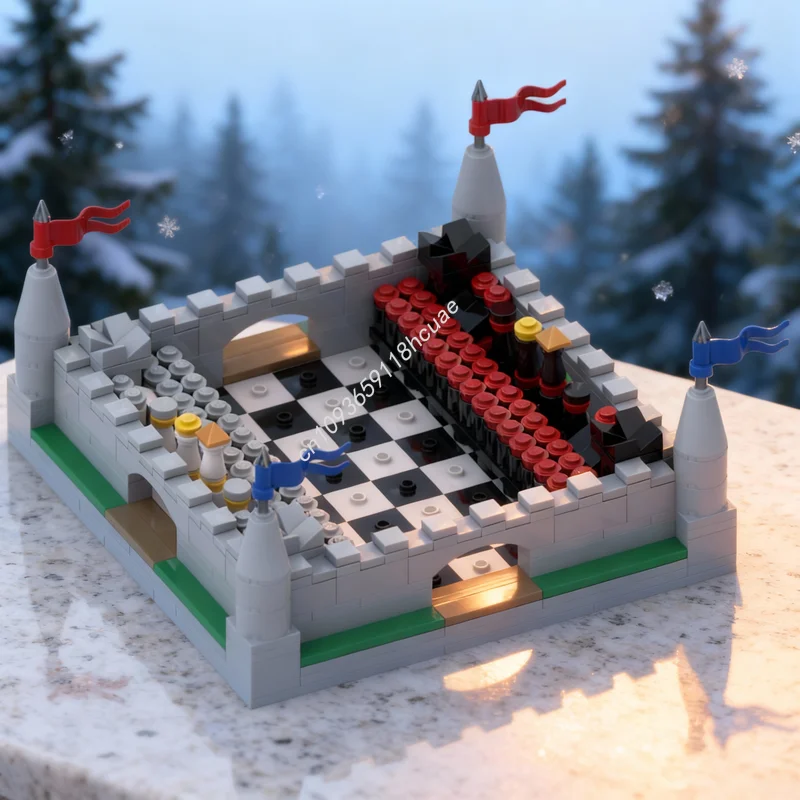 

613pcs MOC Army Chess Creator Model Building Blocks Construction Assemble DIY Creative Idea Education Toy Christmas Gifts Brick