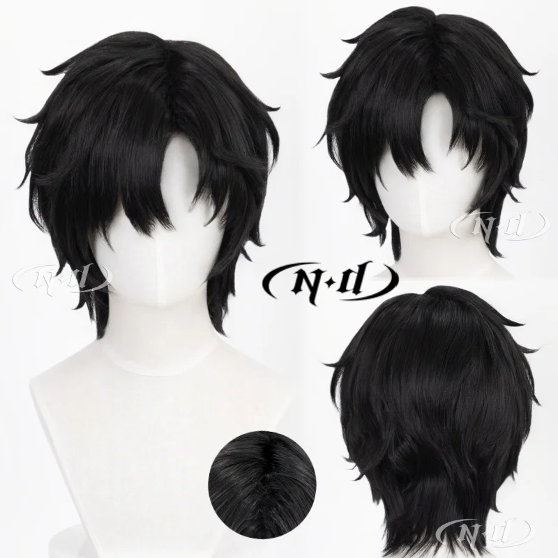 

ND Cheng Xiaoshi Hei Xiazi Link Click The Lost Tomb Cosplay Wigs Hair Hairpiece for Comic-con Cosplayer Halloween Costume Party