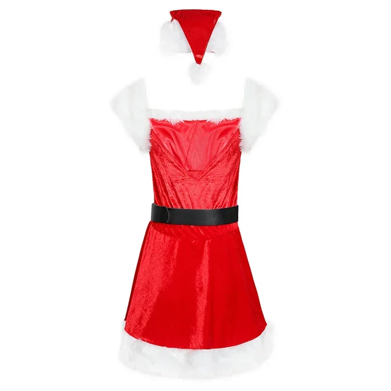 Party Sexy Christmas Costume Cosplay Christmas Girl Christmas Outfit Casual Comfortable Loose Dress Halloween Carnival Outfit