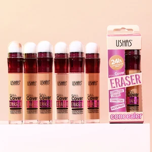 Ushas 12 -color liquid concealer, moisturizer, rotary sponge, long -term, lightweight, multipurpose, base makeup 12 Main Sales All for 1 Real and Free Shipping Makeup - №4