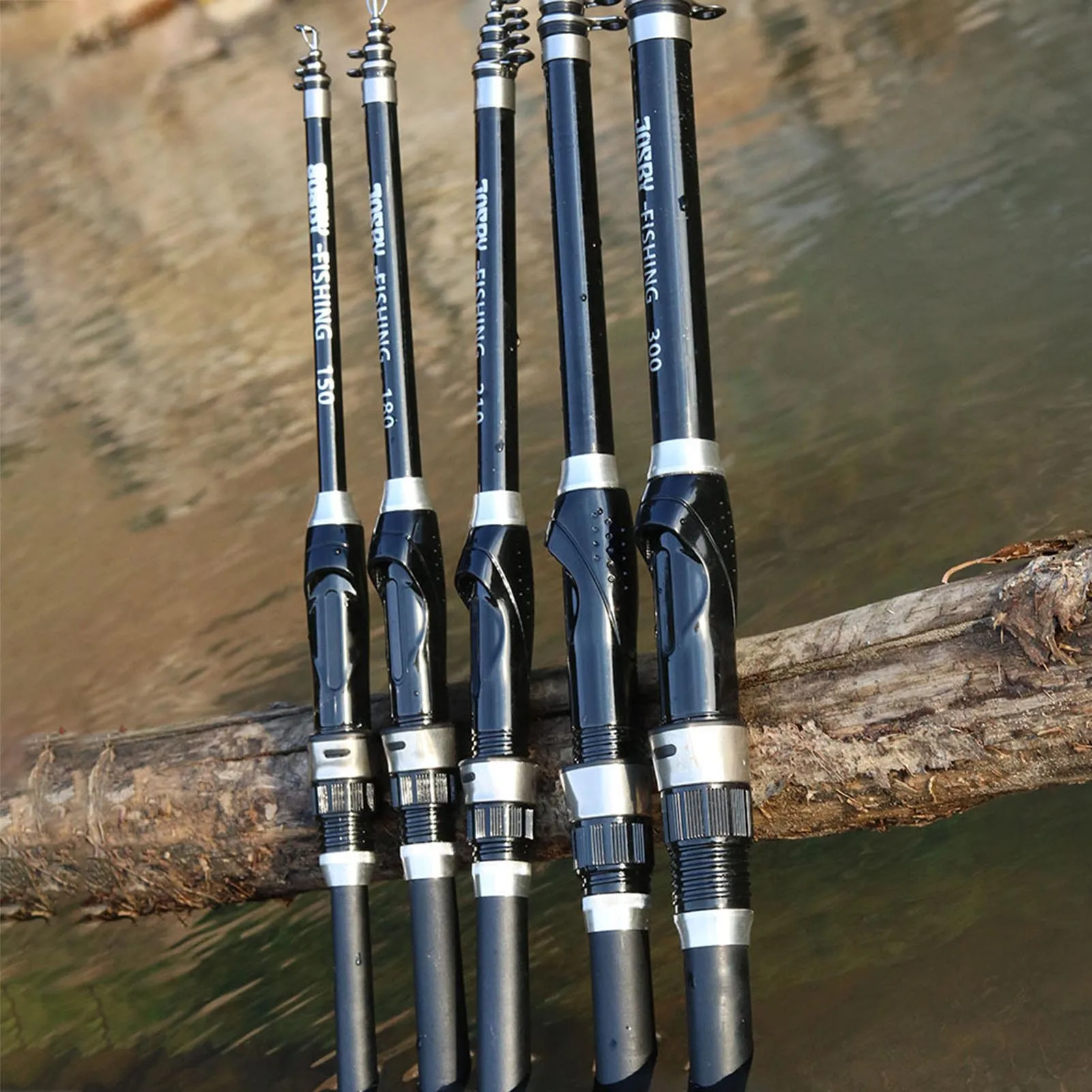 Portable Ultralight Fishing Rod with Non-slip and Ergonomic Grip Design for Angler's Holiday Good Gift