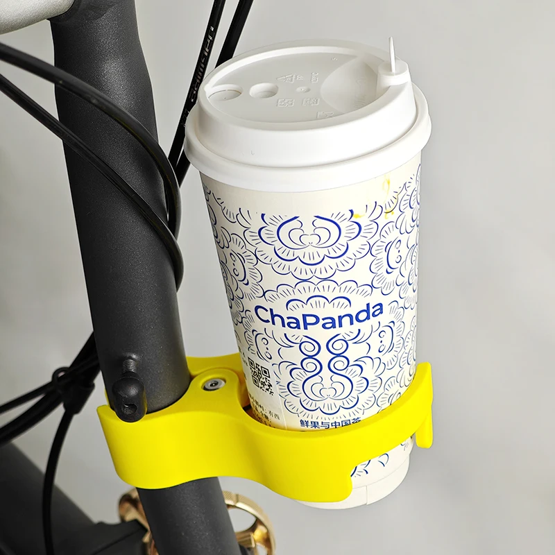 

3D Printed Portable Quick Release Kettle And Coffee Cup Holder Portable Quick Release Cup Clamp For Brompton Bicycle Accessorie