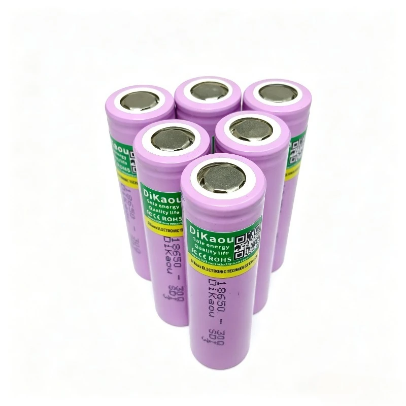 Free Ship Bateria 18650 Recargable 3.7V Lithium Battery 3000mAh 30Q Flat Top Long Lasting for Electric RC Shaver Toothbrush Toys