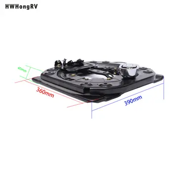 重型旋轉座椅底座,帶開關 - 360°旋轉,3.0mm鋼製旋轉底座,適用於房車、露營車和船隻 8 最佳銷售 露營車旋轉座椅 - №5