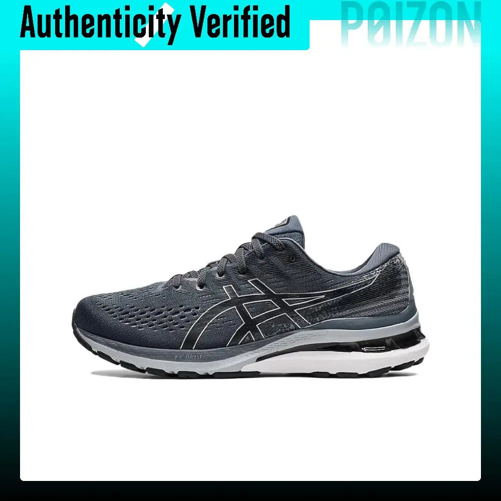 ASICS Gel Kayano 28 Comfortable Round Toe Textile, Synthetic Leather Abrasion Resistant Breathable 1011B189-021
