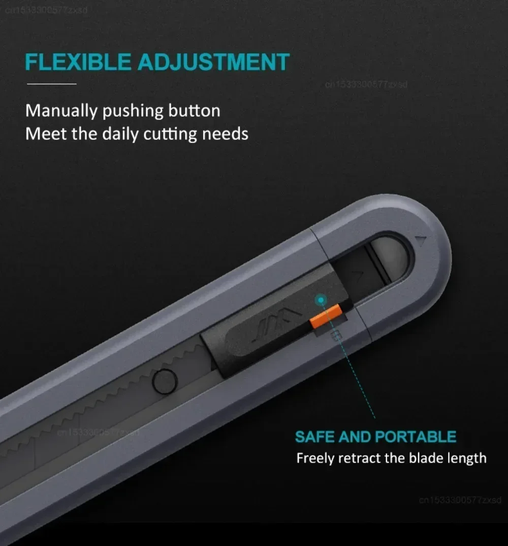 Xiaomi Jimihome 0,79 дюйма эластичный универсальный нож, резаки для бумаги, лезвия из углеродистой стали, карманный нож с предохранительным замком, инструменты для рукоделия