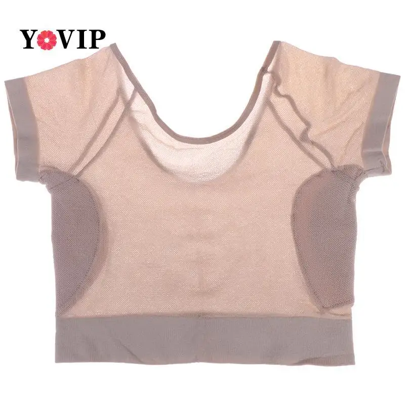 1pc T-shirt Shape Sweat Pads Washable Underarm Armpit Sweat Pads Reusable Perfume Absorbing Guards Desodorante ultrathin