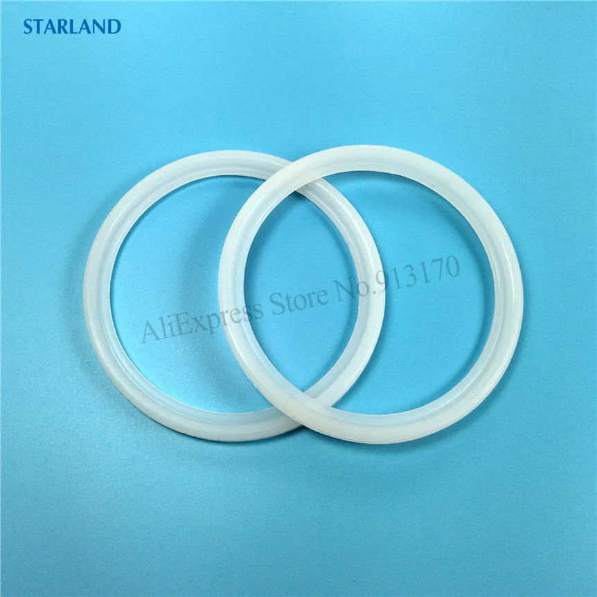 A Pair Big Sealing Rings Vevor Ice Cream Makers Accessories Silicone Circle Gaskets YKF Soft Serve Machines Fittings Two Pieces