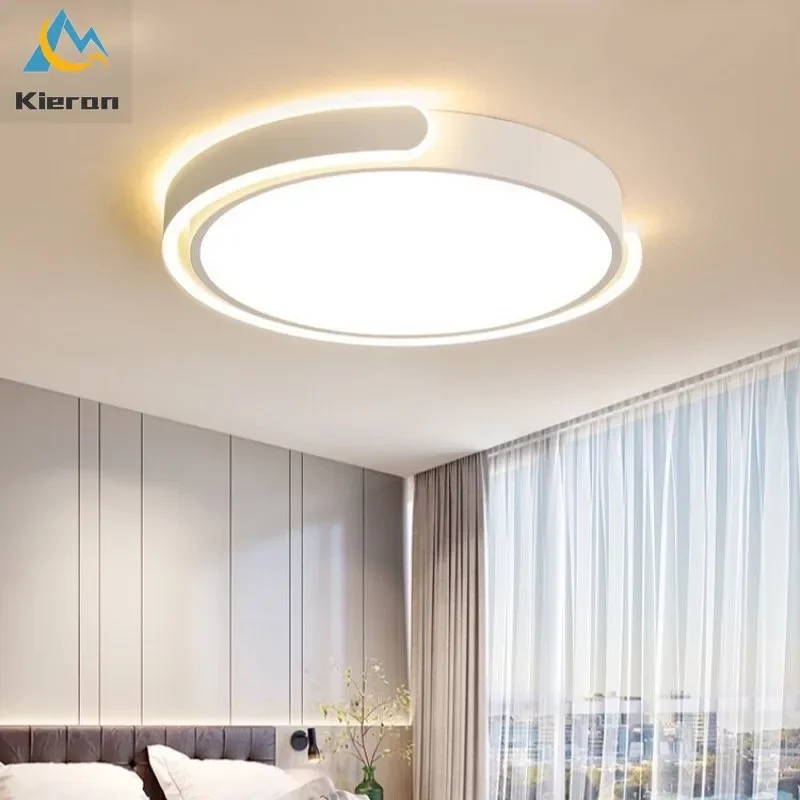 Nordic Modern High-light Acrylic Led Ceiling Lamp Bedroom Living Room Study Ceiling Lamp Room Decoration Circular Ceiling Lights