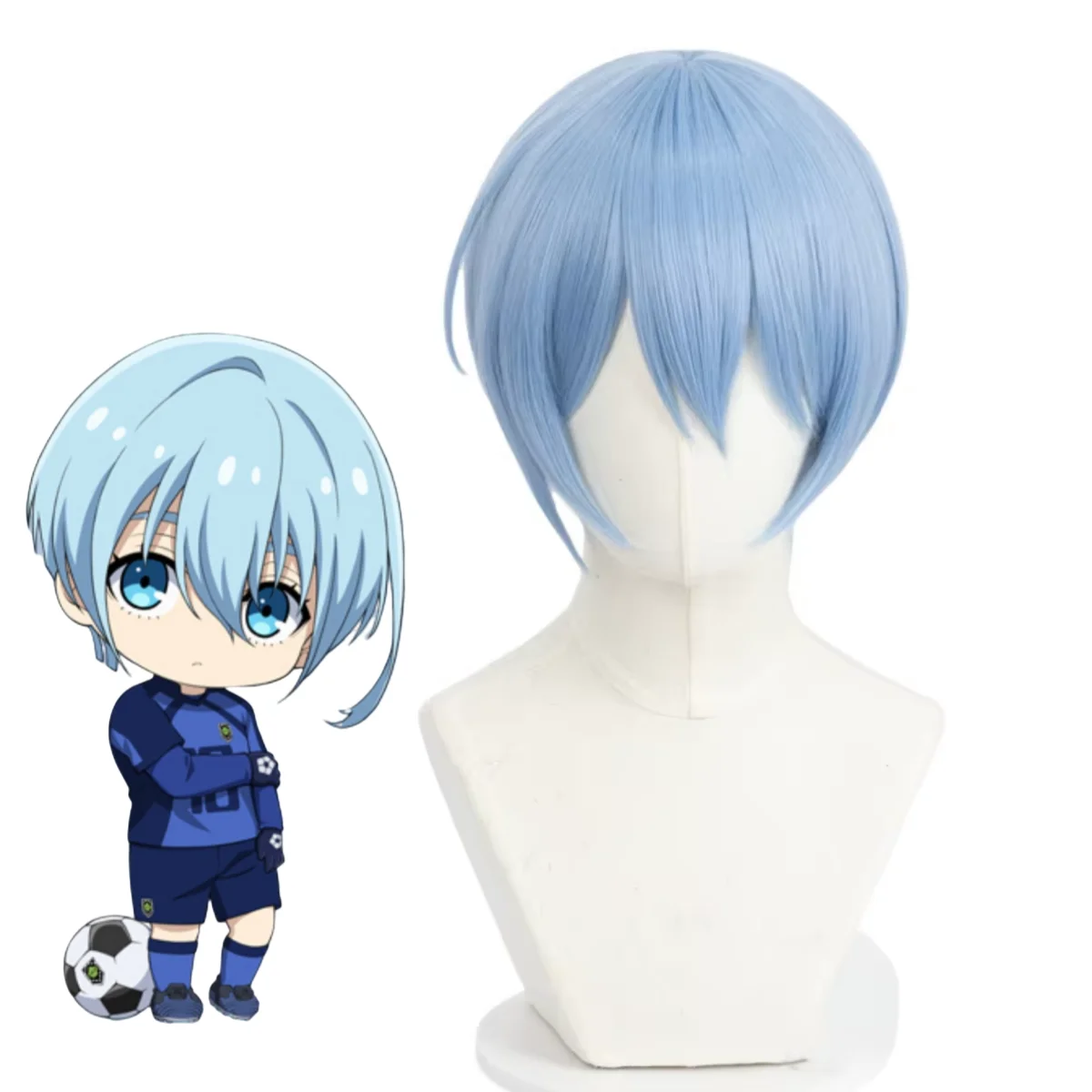 

Anime Blue Lock Hiori Wigs Hiori You Football Cosplay Wigs Hiori Halloween Party Performance Props