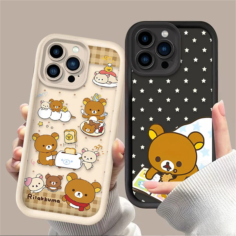 حافظة لهاتف آيفون 16E 16 15 14 13 12 11 Pro Max X XS X S Max XR SE 2020 SE4 7 8 غطاء خلفي مقاوم للصدمات