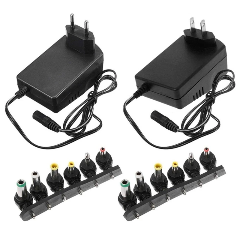 12V 3A Charging Cable Power Supply 6 Tips Power Solution for LED Electronics