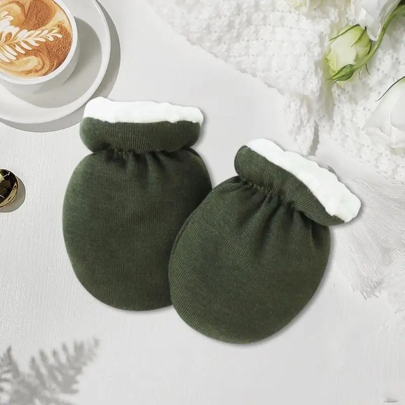 Fotografia 3: U13F Luvas bebê com toque suave Luvas modernas proteção para as mãos para bebês 0 a 12 meses