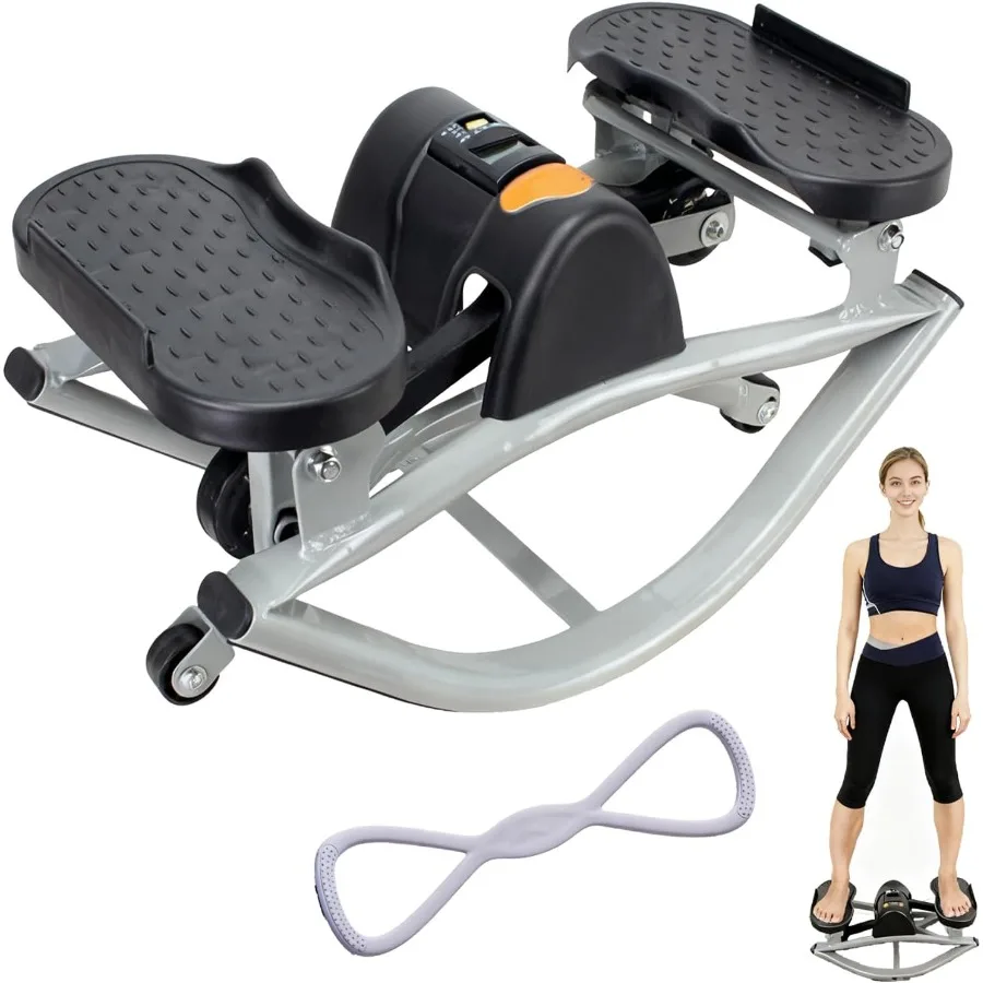 

Portable Compact Lateral Stepper for Knees and Joints Low-Impact Side-to-Side Motion Digital Display Tracks Time Reps Calories