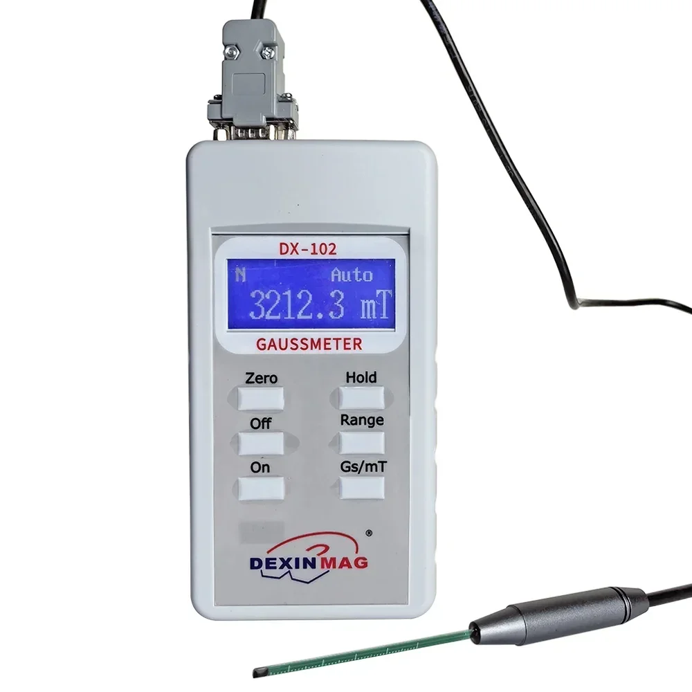 

DX-102 Handheld Digital Gauss Meter Electromagnetic Field Detector Portable Magnet