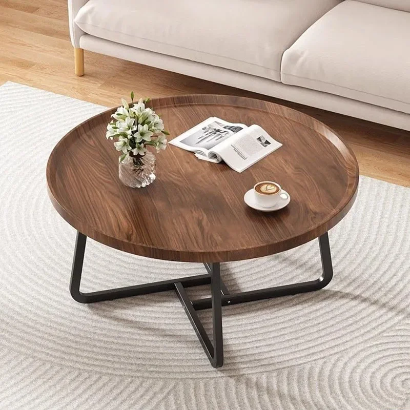 Luxury Coffee Table Nordic Living Room Center Tables Modern Minimalist Round Table Sofa Beside Tea Tables Furniture Decorations