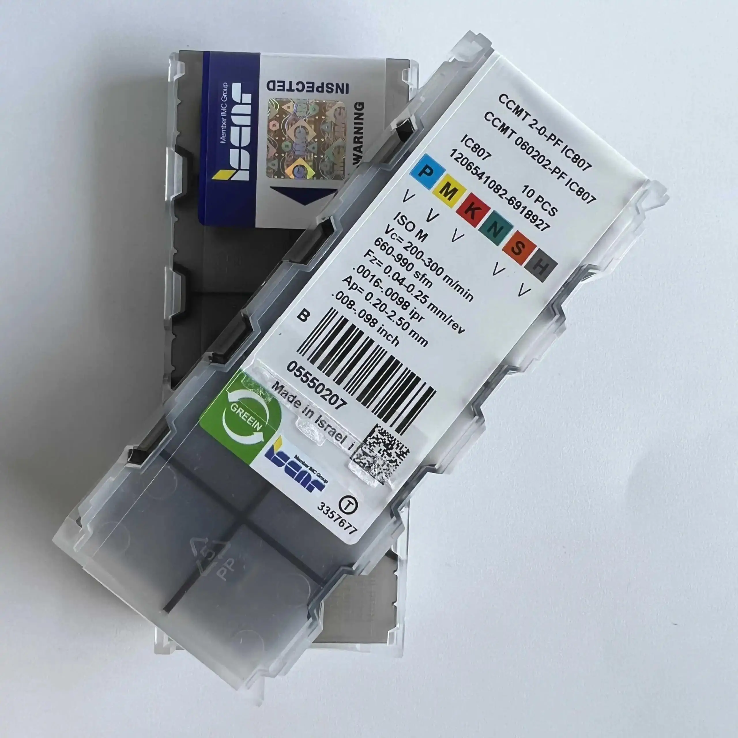 CCMT060202-PF IC807 / /Original genuine CNC alloy blade 10 PCS