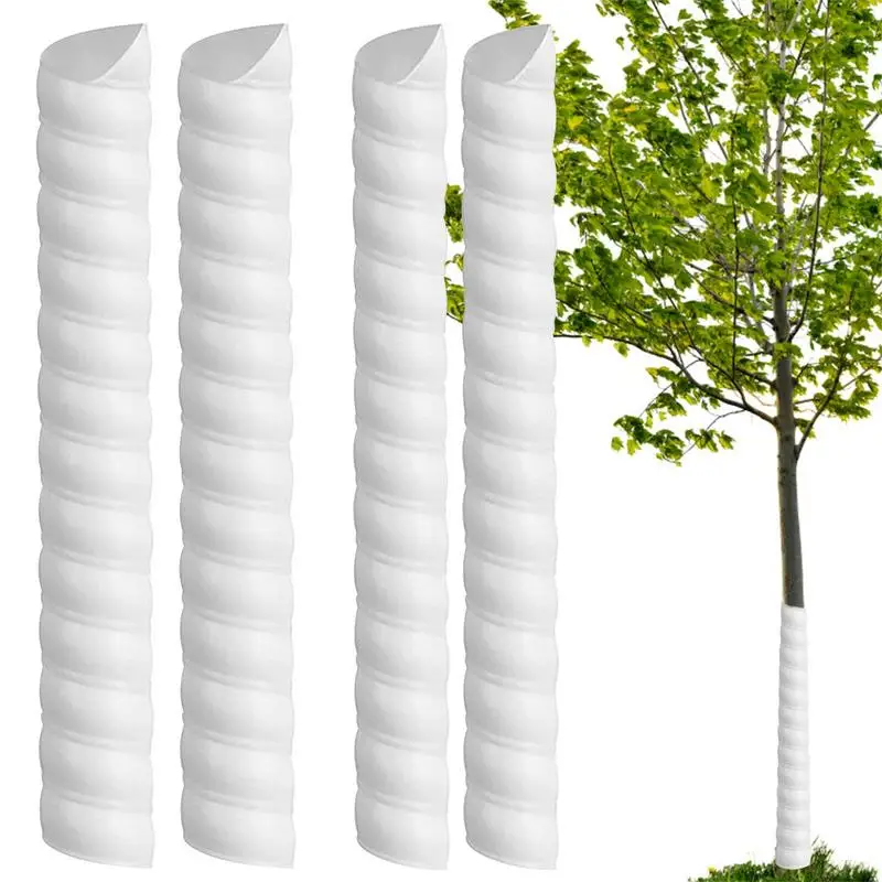 

Tree Guards Trunk Protector Spiral Tree Guard Sapling Tube Wraps Flexible And Reusable Plant Guard Waterproof Tree Protector