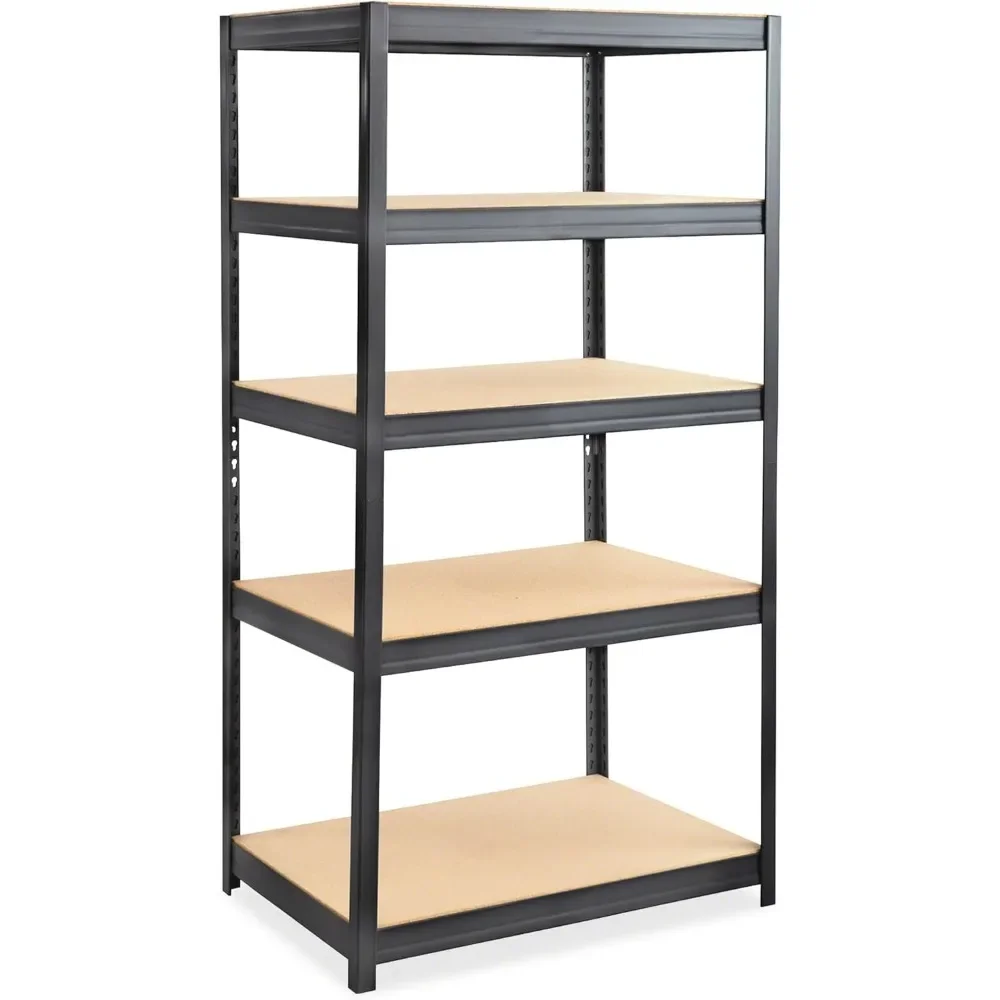 Heavy-Duty Boltless Steel Shelving Unit for Home and Garage, Adjustable Shelves, 850 lb Per Shelf Capacity, 36” x 24” x 7