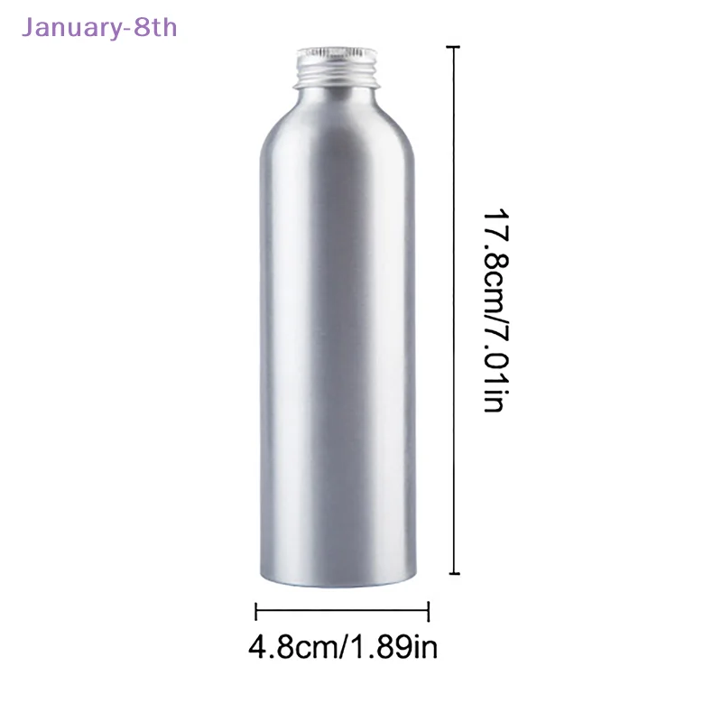 30 ml-250 ml Silber Aluminium Flasche mit Schraubverschluss Parfüm Kosmetik Toner Wasserflasche Reise tragbare nachfüllbare Flasche