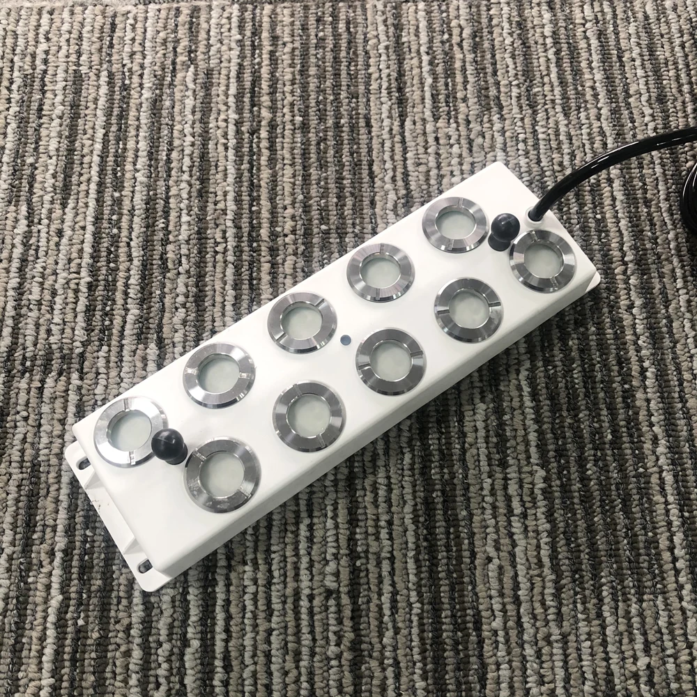 10 Head Ultrasonic Mist Maker Anti-corrosion Atomization Plate with Plastic Housing use for Sodium Hypochlorite Solution