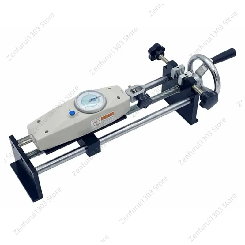 Hand-Cranked Horizontal Force Gauge Test Stand Push-Pull Force Meter  Spiral Rack 500N 50KG