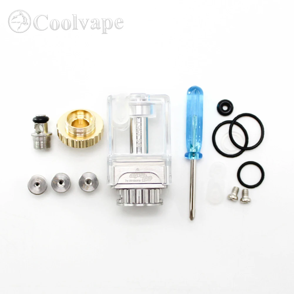 

SXK Dotshell Style Rebuildable Tank RBA 3 MTL Pin1.0mm 1.2mm 1.5mm for dotAIO Portable AIO Pod System Vape Kit - PCTG