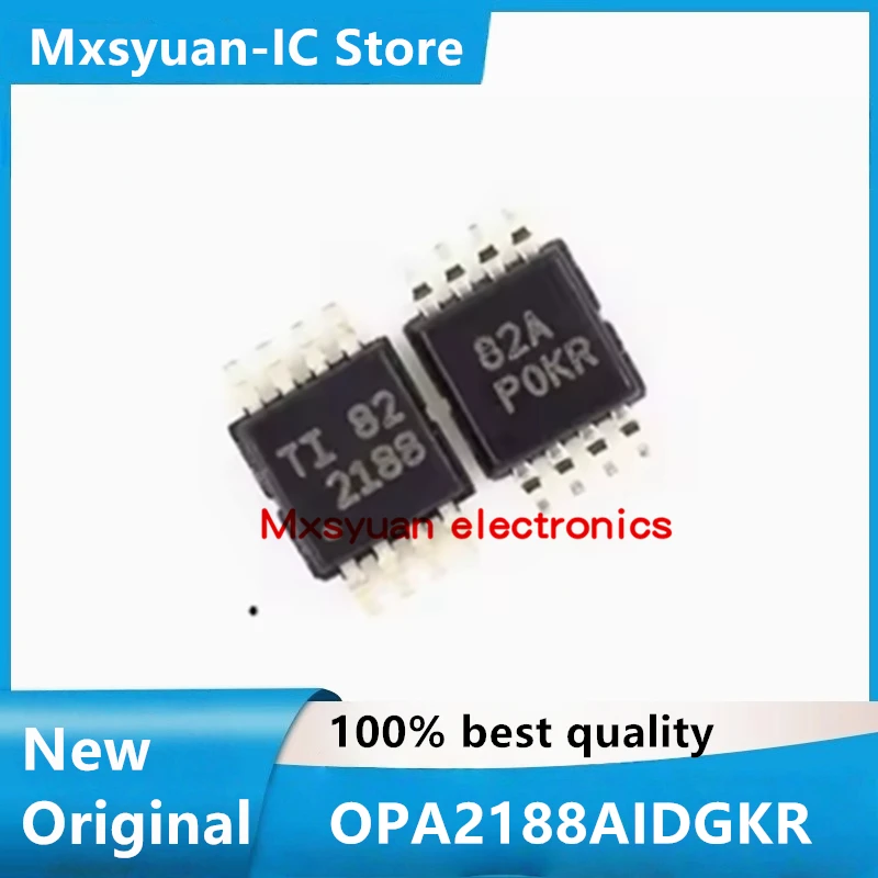 10PCS/LOT OPA2188AIDGKR OPA2188AIDGKT OPA2188AIDGK 2188 MSOP8  100% New original in stock