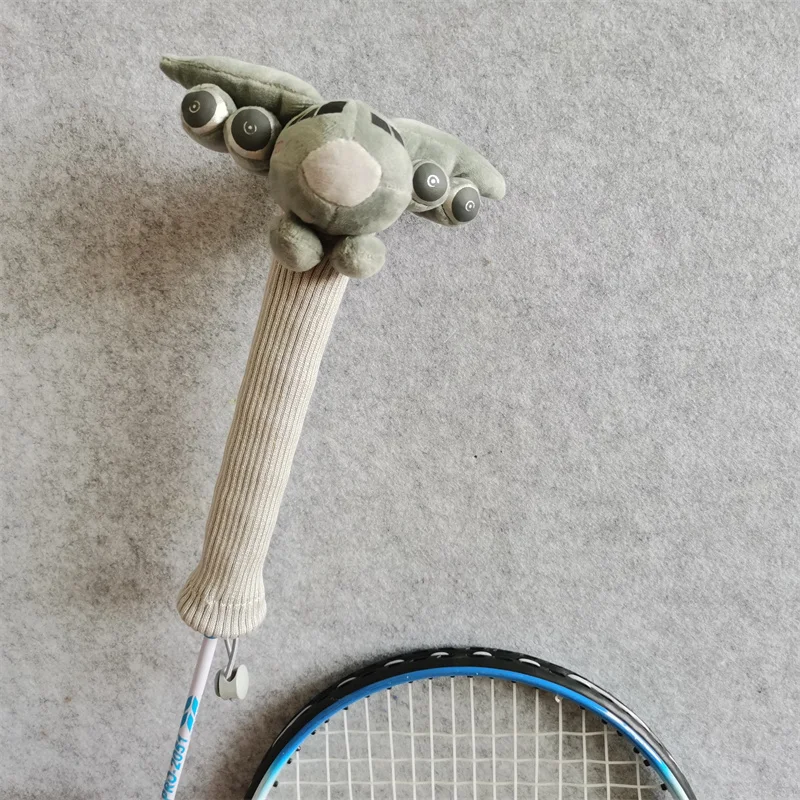 

Военный транспортный самолет, ракетка для бадминтона, чехол для ручки, плюшевые защитные приспособления, подарок ручной работы