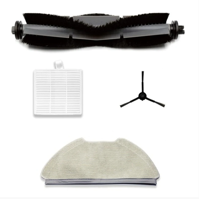 Escova lateral mop filtro sacos de pó para aiarrobo t20 + acessórios aspirador ultra durável peças acessórios