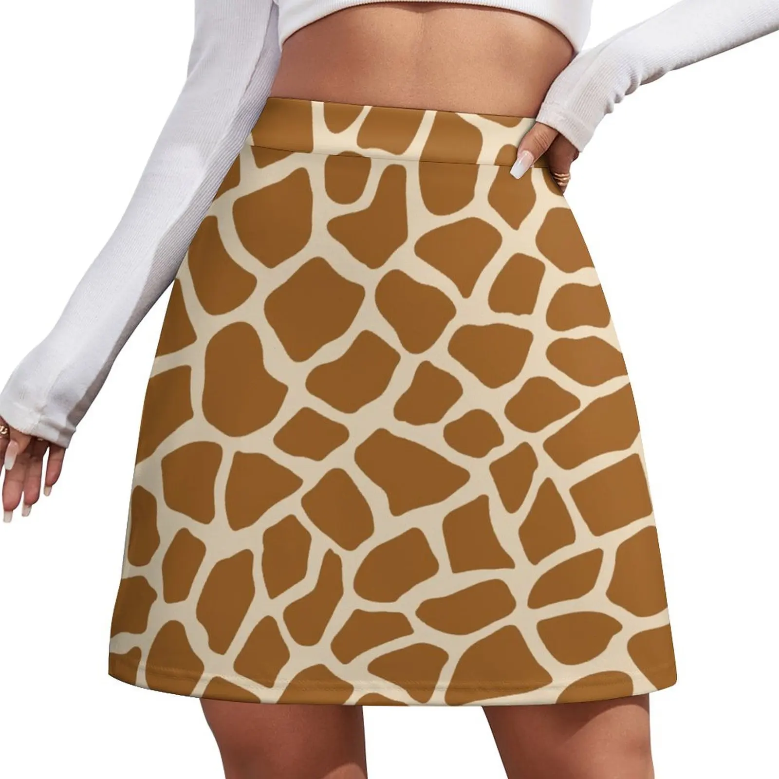 

Giraffe Print Mini Skirt Women's dress kawaii clothes womens clothing