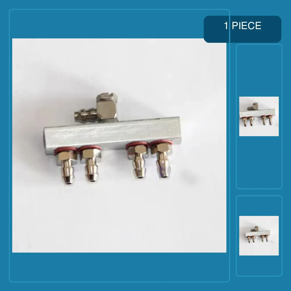 Metal 4 in1 T Fitting Oil Distributor For Toyan FS-L400 Inline 4-cylinder Methanol Engine Model Accessories