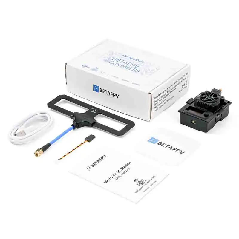 BETAFPV 마이크로 TX V2 모듈 ELRS 915MHz 2W RF 파워 내장형 TCXO CNC SMA 안테나 FPV 글래스/장거리 FPV 드론 쿼드콥터용