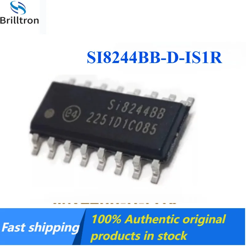 5-20PCS 100% Novo Original SI8244BB SI8244BB-D-IS1R SI8244 SOP-16 IC de integração Autêntico, novo, original, em estoque