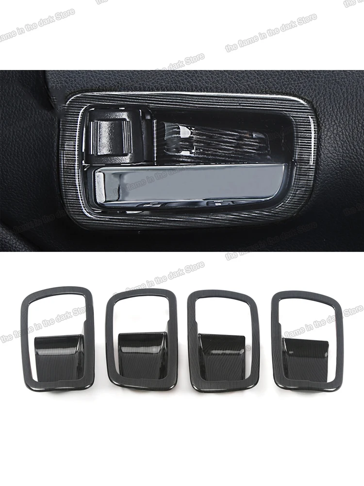 Car Interior Door Door Handle Bowl Cover Moldings for Mitsubishi Outlander 2013 2014 2015 2016 2017 2018 2019 2020 2021 trims