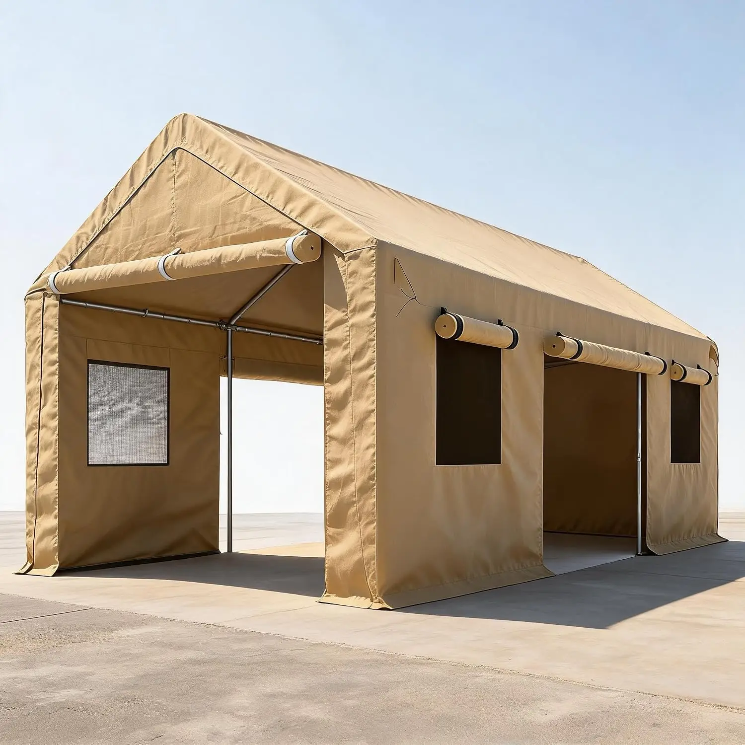 10x20 ft Heavy Duty Waterproof Portable Carport Garage Tent, Customized