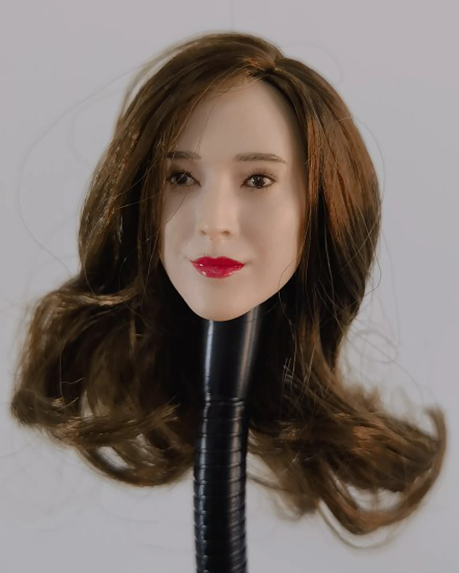 1/6 Customized Curls Joey Wong Head Carved Model Fit for 12'' TBLeague JIAOU Pale Skin Action Figure