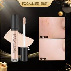 FOCALLURE 7 Màu Sắc Chất Lỏng Mặt Kem Che Khuyết Điểm Chống Nước Đầy Đủ Độ Phủ Bền Mặt Mịn Trang Điểm Dưỡng Ẩm