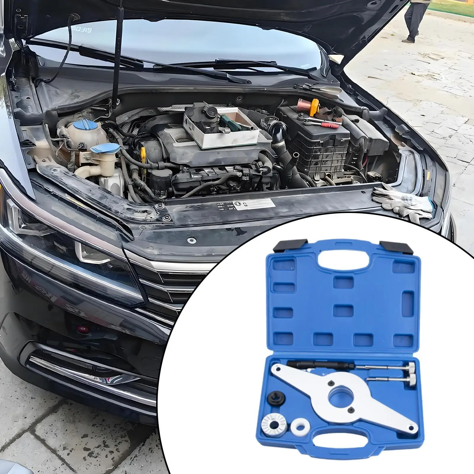 

Crankshaft Pulley Holding Tool Crankshaft Pulley Wrench for Replacement