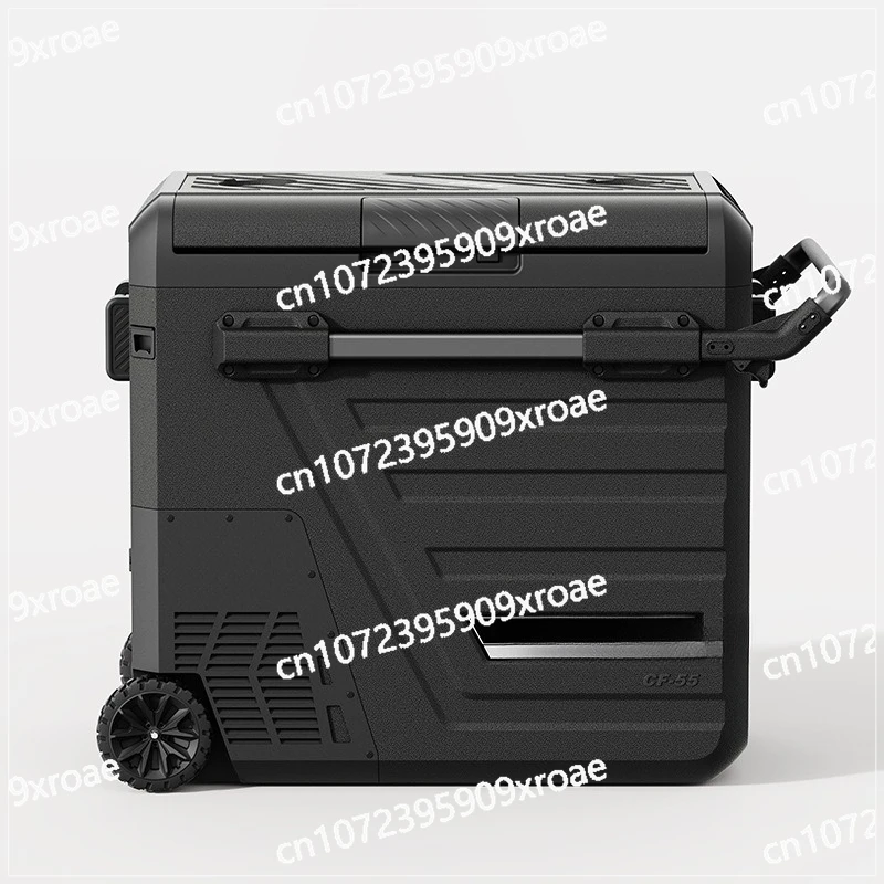 Car-specific Refrigerator Can Freeze 55L Double-door Compressor Plug-in Refrigerator