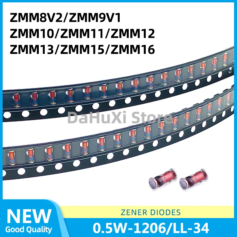 100Pcs Zener Diodes…