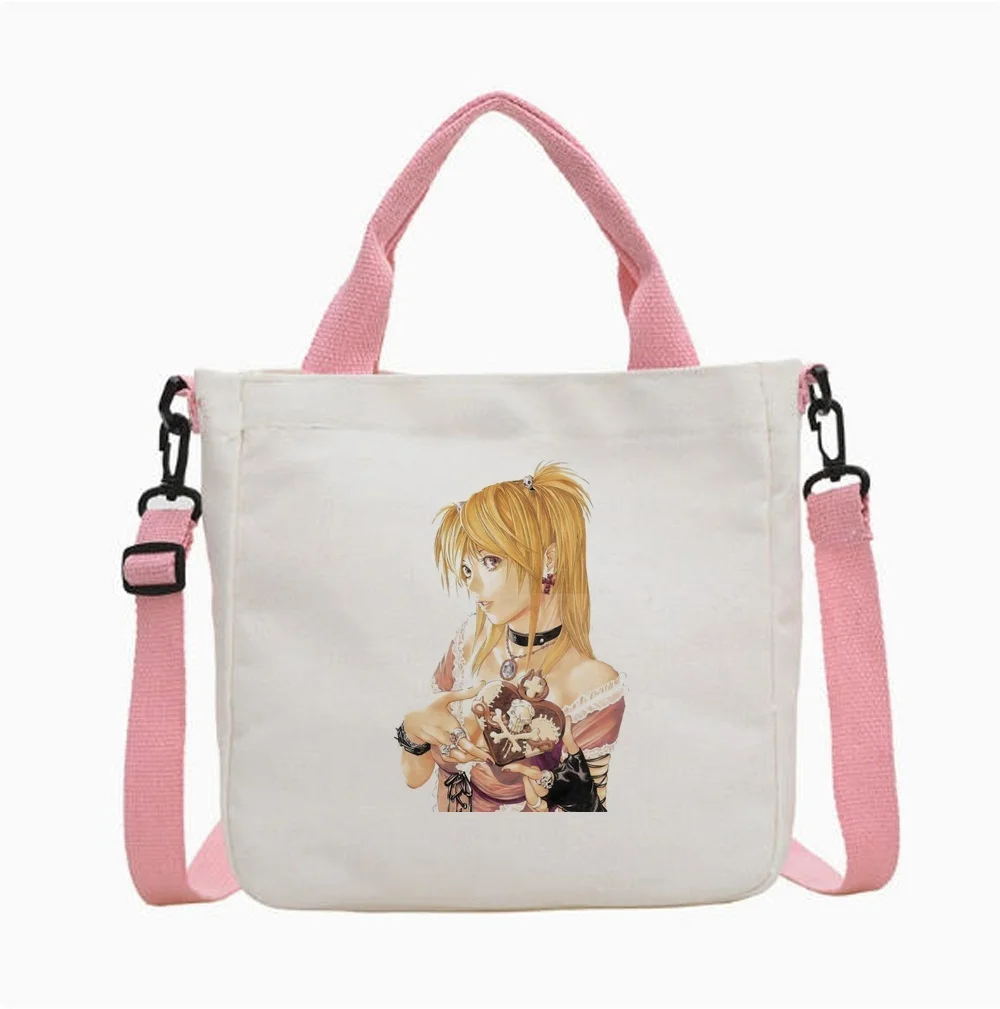 Death Note tote bag foldable y2k personnalisable reusable shopping femme